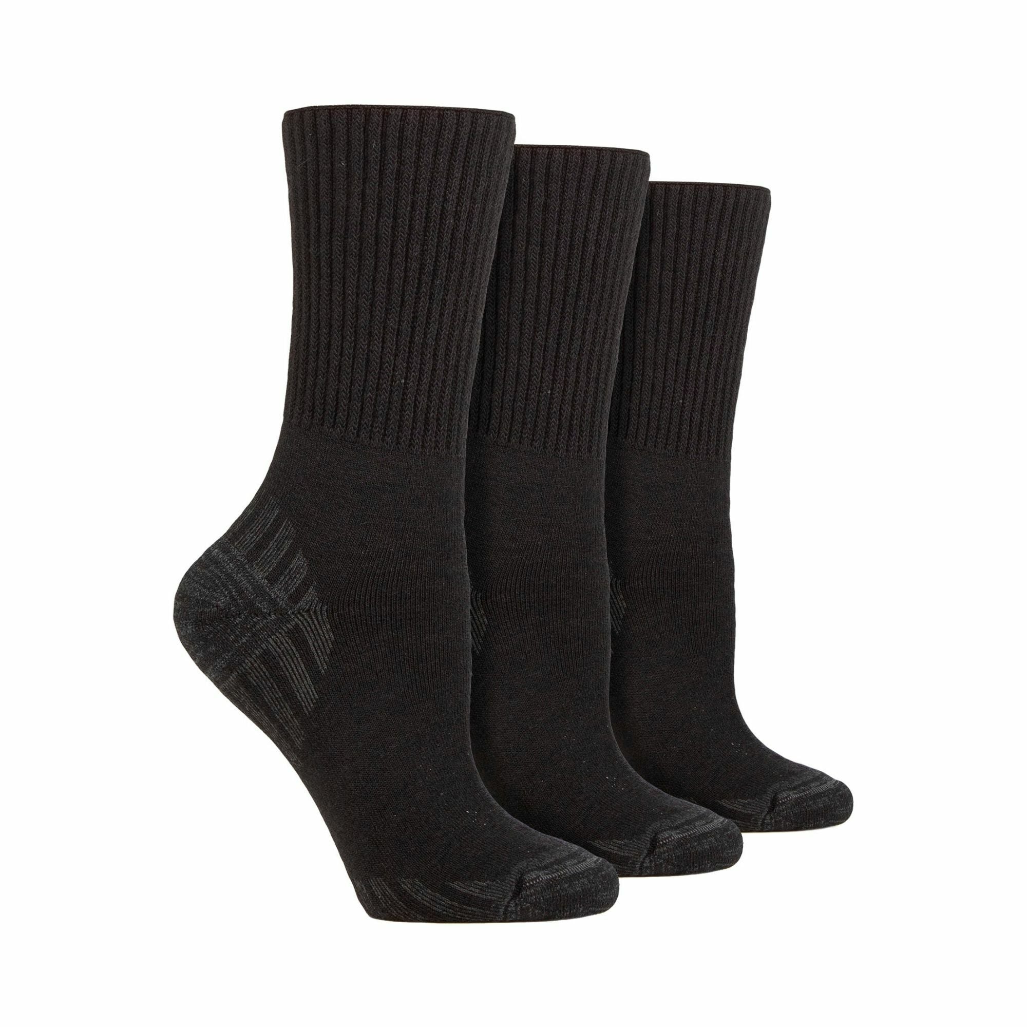 3 Pack Diabetic Walking Socks for Men & Ladies | Extra Wide Wool Hiking Socks