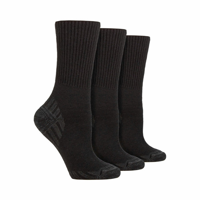 3 Pack Diabetic Walking Socks for Men & Ladies | Extra Wide Wool Hiking Socks