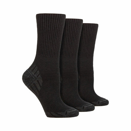 3 Pack Diabetic Walking Socks for Men & Ladies | Extra Wide Wool Hiking Socks