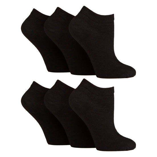 6 Pack Womens Diabetic Trainer Socks | Extra Wide Socks for Swollen Feet