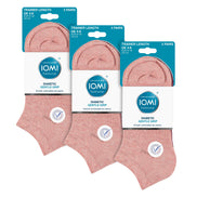 9 Pack Womens Diabetic Trainer Socks | Wide Ankle Socks for Swollen Feet