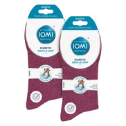 6 Pack Ladies Non Elastic Cotton Diabetic Socks with Seamless Toe