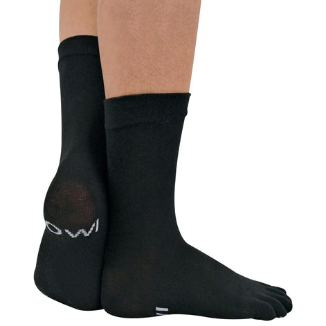 1 Pack Unisex Lightweight Cotton Toe Socks for Athletes Foot