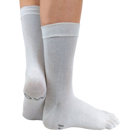 1 Pack Unisex Lightweight Cotton Toe Socks for Athletes Foot