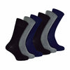 6 Pack Men's Non Elastic Bamboo Diabetic Socks