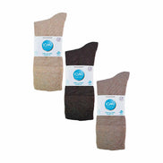 6 Pack Men's Non Elastic Bamboo Diabetic Socks