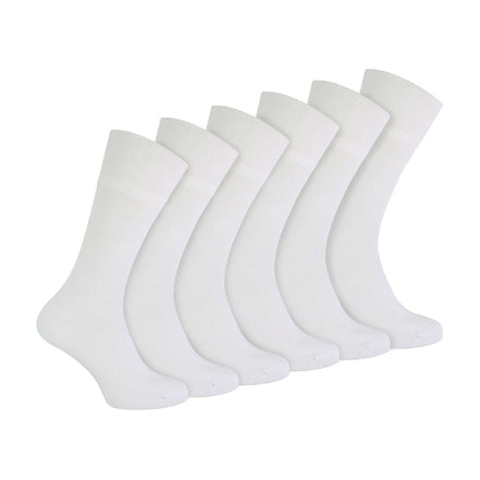 6 Pack Men's Non Elastic Bamboo Diabetic Socks