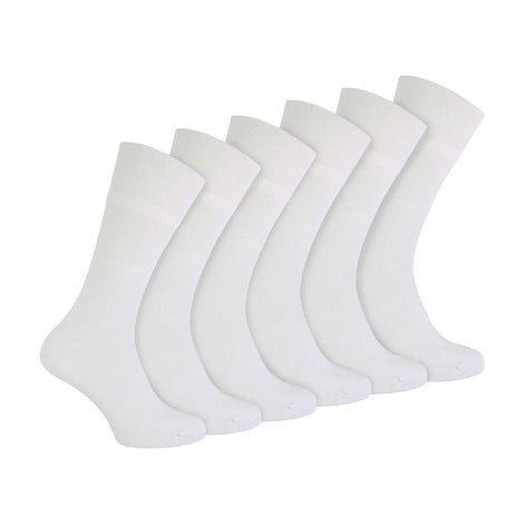 6 Pack Men's Non Elastic Bamboo Diabetic Socks