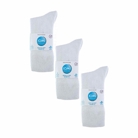 6 Pack Men's Non Elastic Bamboo Diabetic Socks