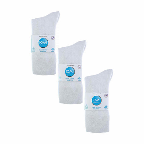 6 Pack Men's Non Elastic Bamboo Diabetic Socks