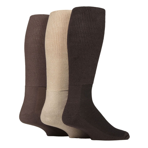 3 Pack Ladies Knee High Soft Bamboo Diabetic Socks