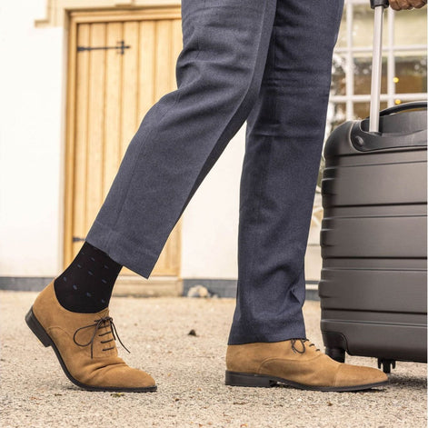 1 Pack Men's 18 Mmhg Graduated Compression Flight Socks for DVT