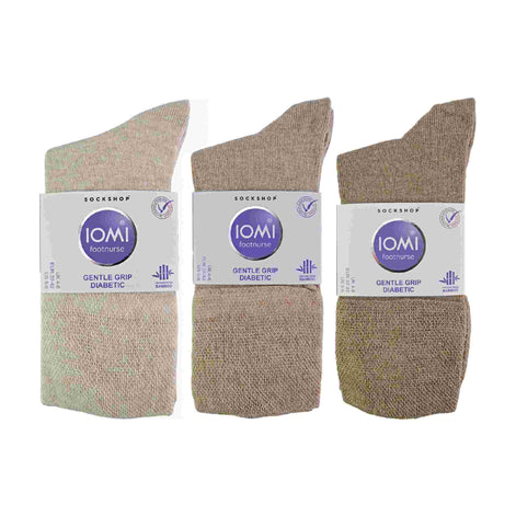6 Pack Ladies Non Elastic Bamboo Diabetic Socks