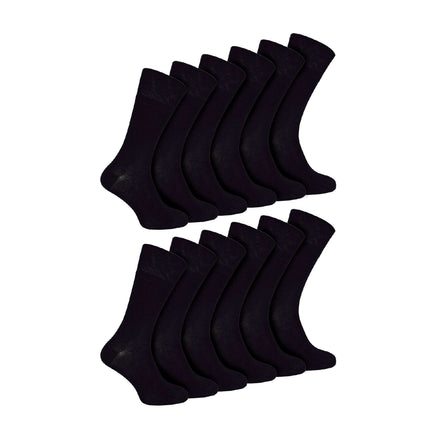 2 Pack Mens Diabetic Bamboo Extra Wide  NON ELASTIC Socks