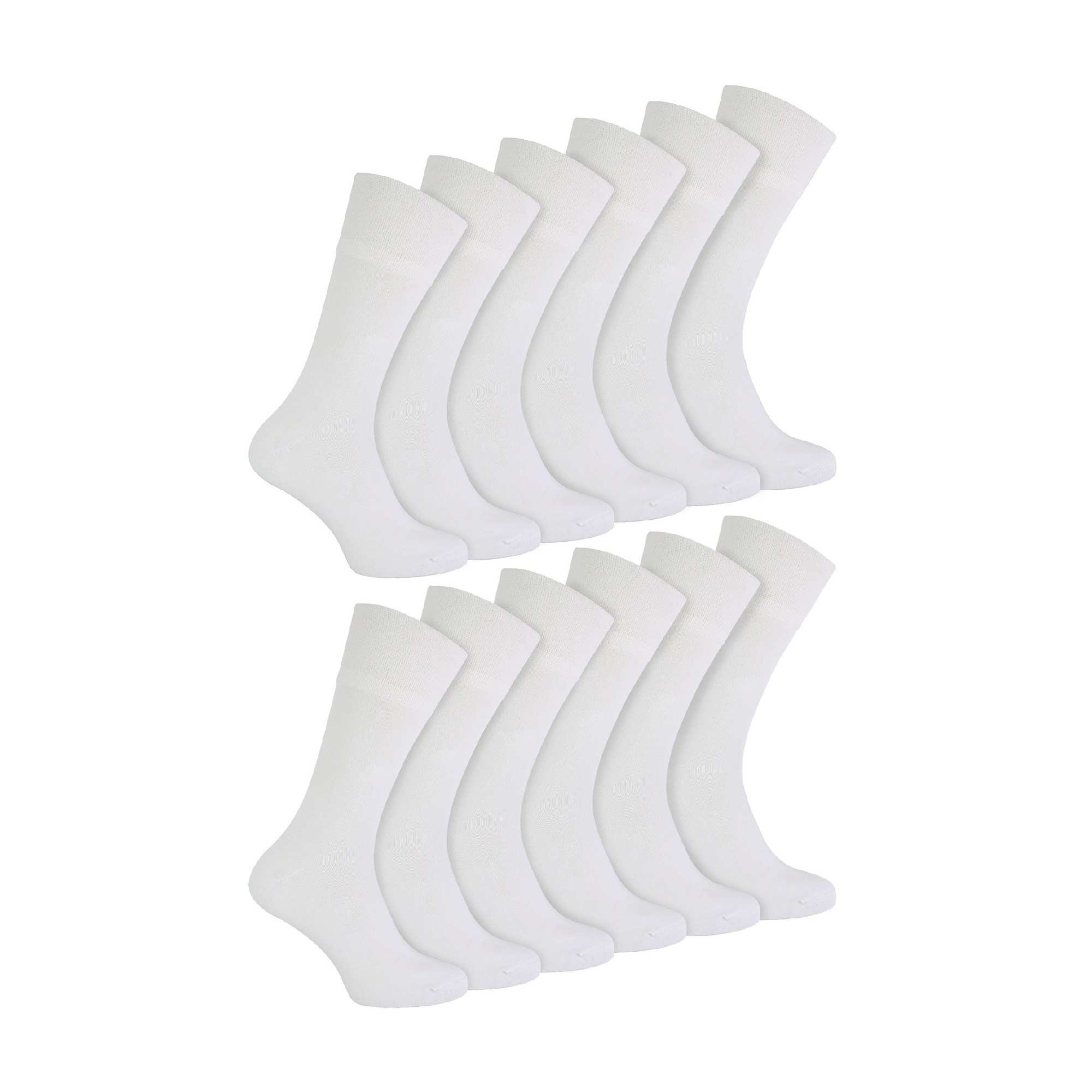 2 Pack Mens Diabetic Bamboo Extra Wide  NON ELASTIC Socks