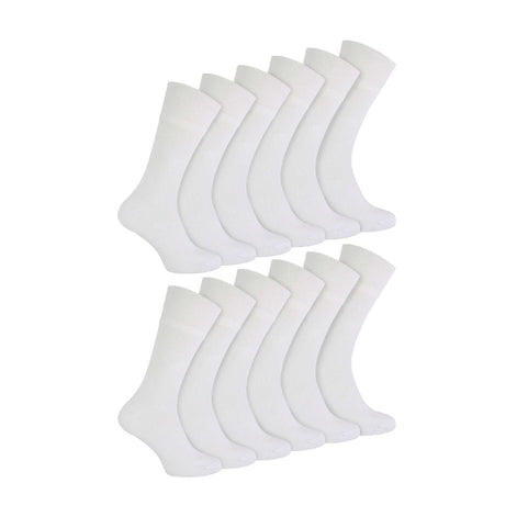 2 Pack Mens Diabetic Bamboo Extra Wide  NON ELASTIC Socks