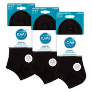 9 Pack Mens Diabetic Trainer Socks | Non Elastic Extra Wide Ankle Socks