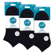 9 Pack Mens Diabetic Trainer Socks | Non Elastic Extra Wide Ankle Socks