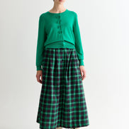 Ives Bow Trimmed Cardigan - Green