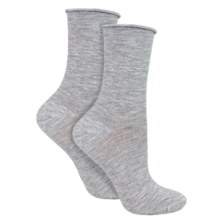 2 Pairs Ladies Cashmere Socks - Luxury Soft and Warm Seamless Everyday Socks