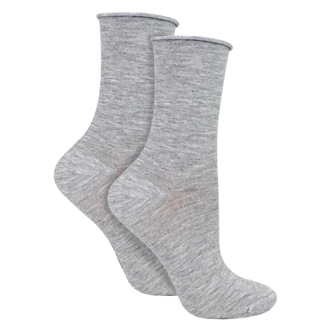 2 Pairs Ladies Cashmere Socks - Luxury Soft and Warm Seamless Everyday Socks