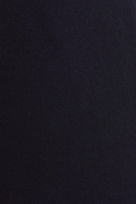 Timo Satin Back Crepe Sustainable Midi Skirt - Navy