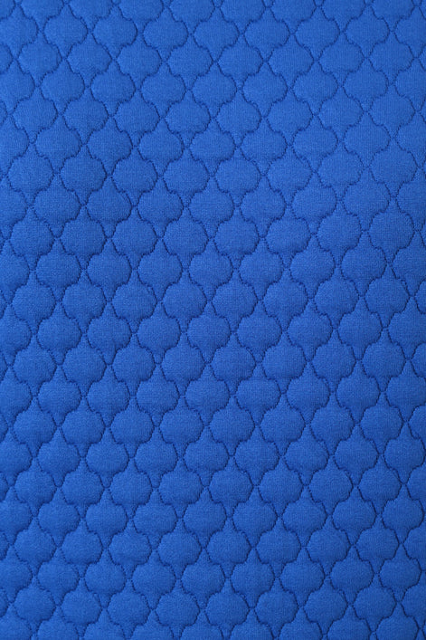 Jan Tile Quilted Sweatshirt - Blue