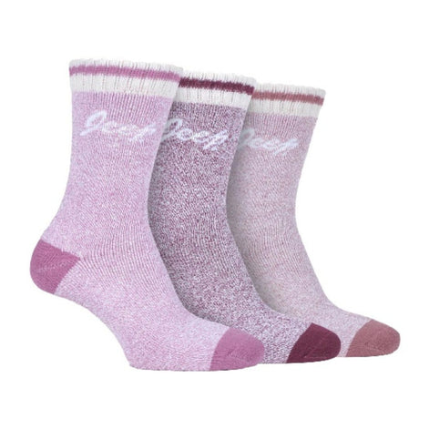 3 Pack Ladies Performance Heavy Duty Cushioned Hiking Boot Socks