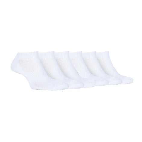 6 Pack Ladies Cotton Cushioned Low Cut Sport Ankle Socks for Running