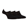 3 Pack Ladies Anti Blister Bamboo No Show Socks with Non Slip Heel Grip
