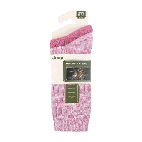 2 Pack Ladies High-Performance Polyester Boot Socks | Running Socks