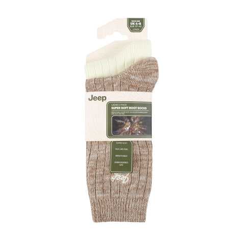 2 Pack Ladies High-Performance Polyester Boot Socks | Running Socks