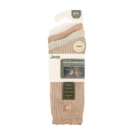 3 Pack Ladies Bamboo Scalloped Ankle Socks | Ribbed Cushioned