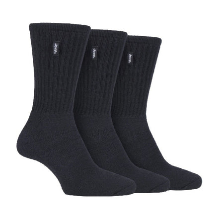 3 Pack Men's Vintage Cotton Cushioned Socks for Hiking Boots