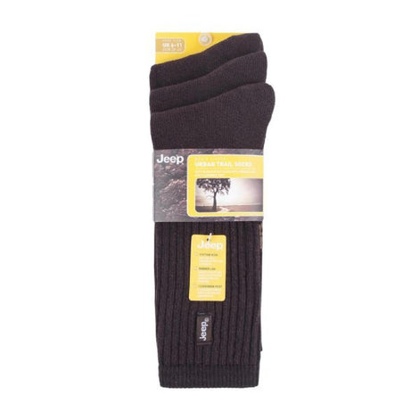 3 Pack Men's Vintage Cotton Cushioned Socks for Hiking Boots
