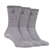 3 Pack Men's Vintage Cotton Cushioned Socks for Hiking Boots