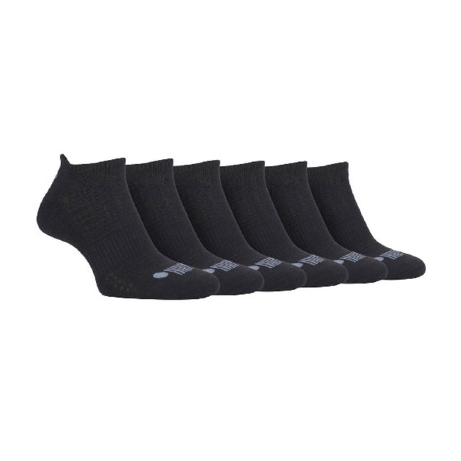 6 Pack Men's Cotton Cushioned Sport Ankle Trainer Socks for Running