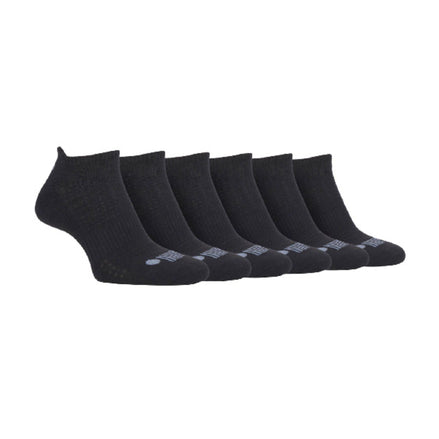 6 Pack Men's Cotton Cushioned Sport Ankle Trainer Socks for Running