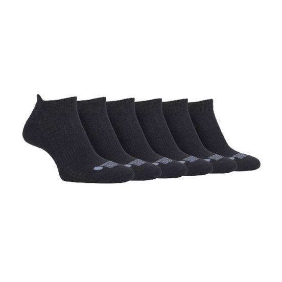 6 Pack Men's Cotton Cushioned Sport Ankle Trainer Socks for Running