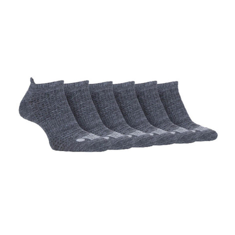 6 Pack Men's Cotton Cushioned Sport Ankle Trainer Socks for Running