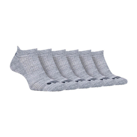 6 Pack Men's Cotton Cushioned Sport Ankle Trainer Socks for Running