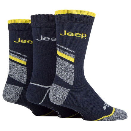 3 Pack Men's Heavy-Duty Work Boot Socks with Arch Support
