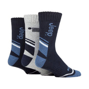 3 Pack Mens Walking Boot Socks | Performance Outdoor Socks for Hiking