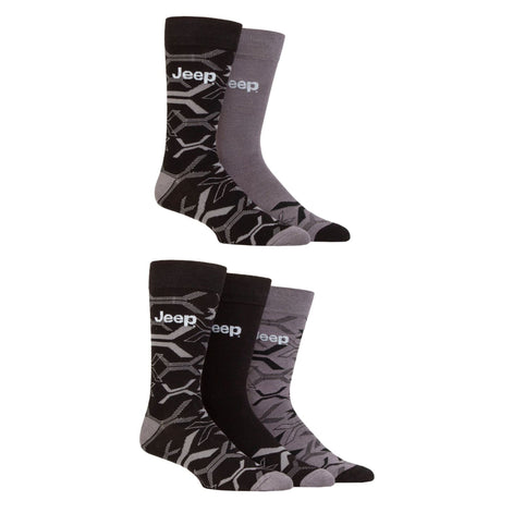 Breathable Men's Bamboo Socks: 5-Pack Everyday Leisure & Dress