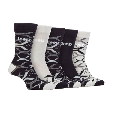 Breathable Men's Bamboo Socks: 5-Pack Everyday Leisure & Dress