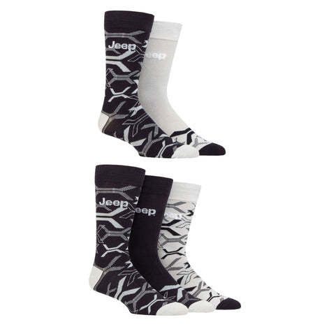 Breathable Men's Bamboo Socks: 5-Pack Everyday Leisure & Dress