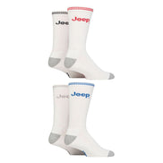 Men's Cushioned Crew Socks - 4 Pack Sport Running Socks