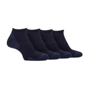 Men's Breathable Cushioned Low Cut Trainer Socks - Pack of 4