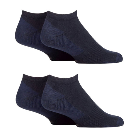 Men's Breathable Cushioned Low Cut Trainer Socks - Pack of 4