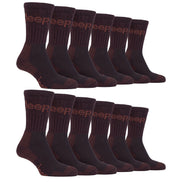 Mens Luxury Cushioned Cotton Hiking Socks (Multipack Options)